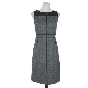 Tory Burch Wool Herringbone Sheath Dress